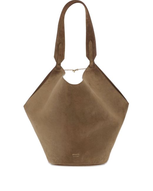 Khaite Brown Lotus Small Tote