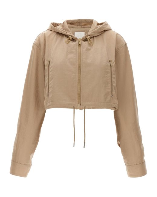 K-Way Logo Giacche Beige di Givenchy in Natural