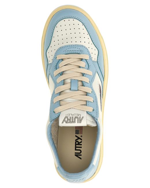 Autry Blue 'Medalist' Sneakers