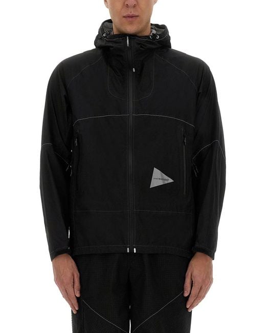 And Wander Black 3L Ul" Jacket for men