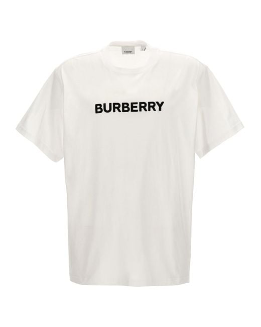 Burberry White 'Harriston' T-Shirt for men