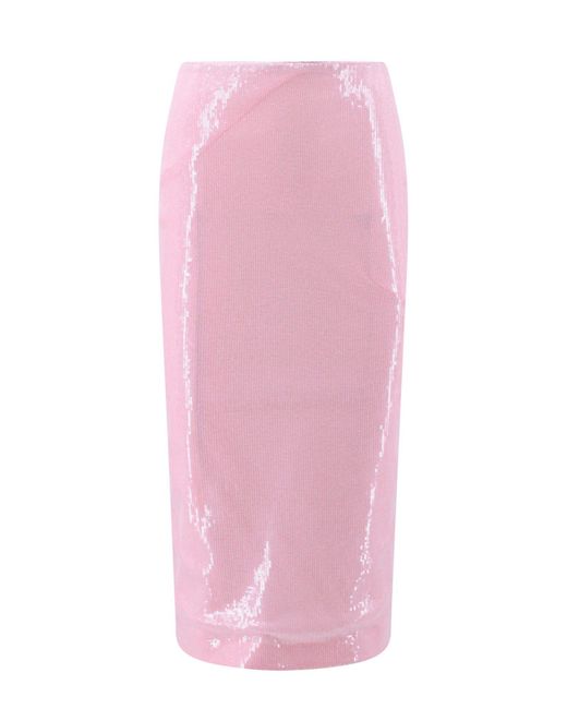 ROTATE BIRGER CHRISTENSEN Pink Rotate Skirt