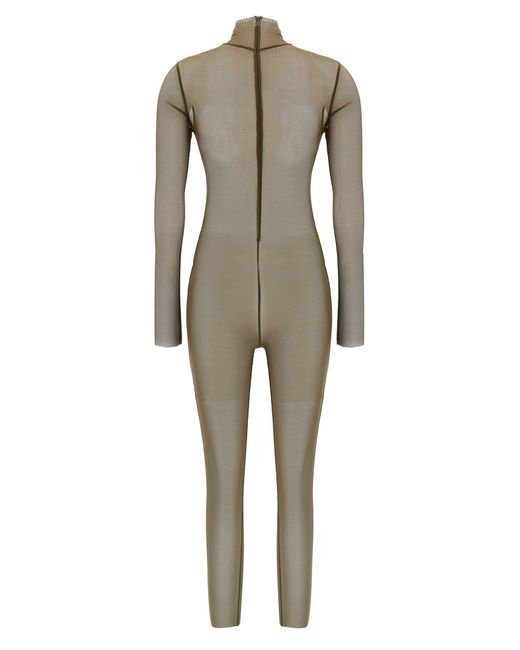 Norma Kamali Natural 'Turtle' Jumpsuit