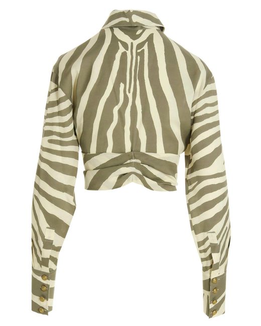 Camicia Con Stampa di Balmain in White