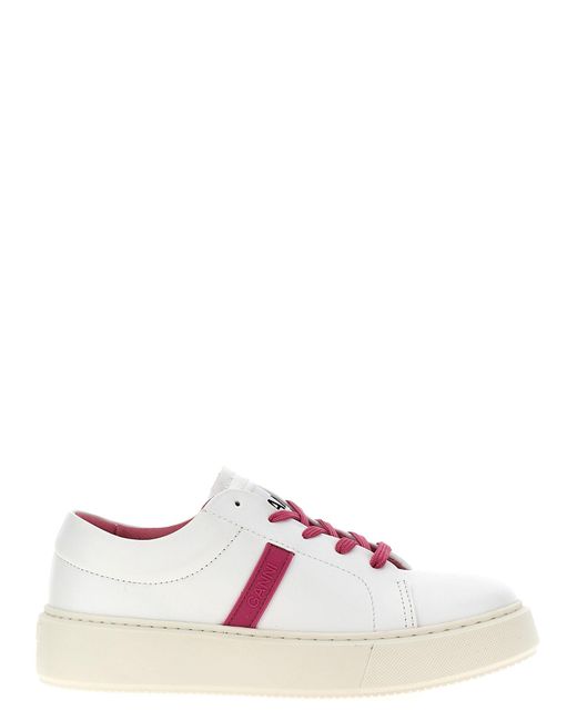 Ganni Pink Sporty Mix Sneakers