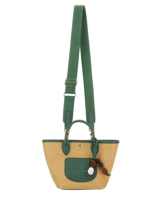 "Le Pliage Collection Xs" Basket Bag-Donna di Longchamp in Green