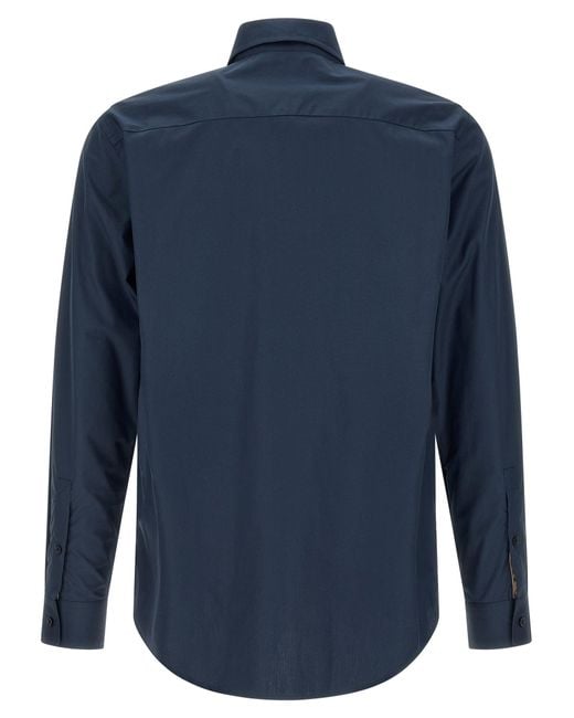 Sam Camicie Blu-Uomo di Burberry in Blue da Uomo