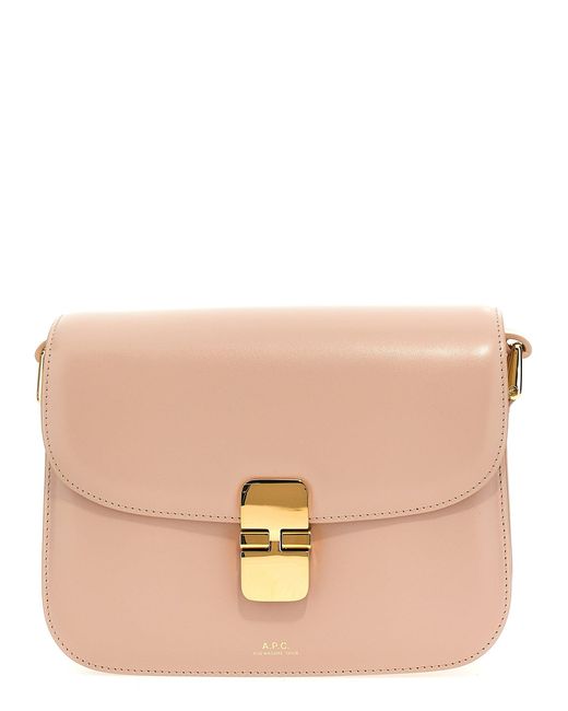 A.P.C. Pink Grace Small Crossbody Bags
