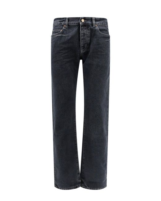 Saint Laurent Blue Low-rise Slim-fit Jeans for men