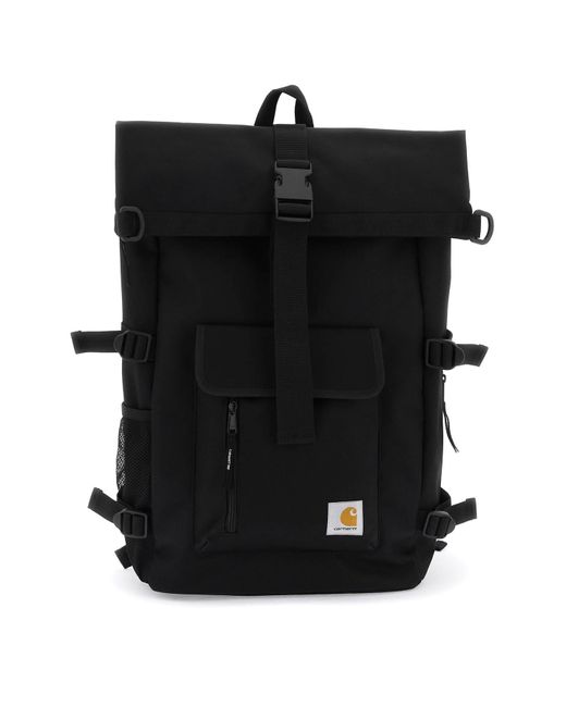 Carhartt Black "Phillis Recycled Technical Canvas Backpack for men