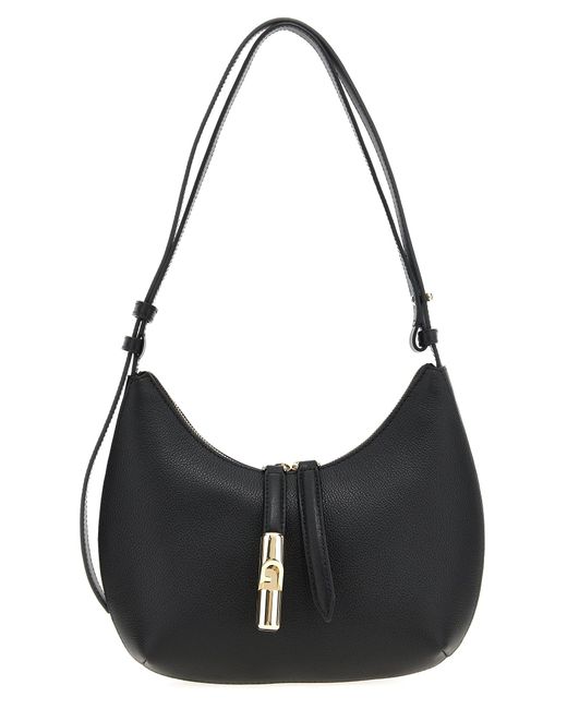 Borsa a spalla ' Goccia S' di Furla in Black