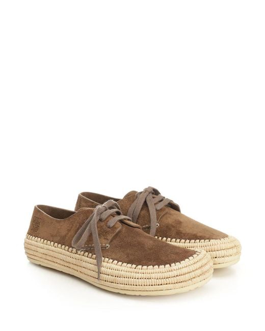 Loewe Brown Rio Lace-Up Shoes for men