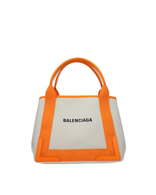 Balenciaga Handbags Fabric Orange