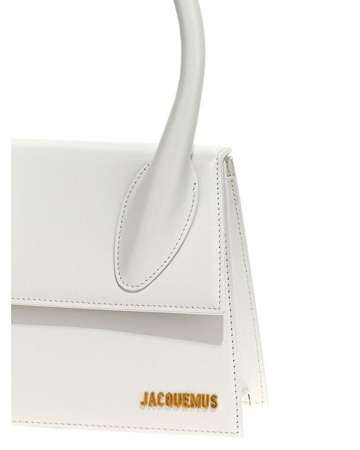 Jacquemus White Le Grand Chiquito Hand Bags