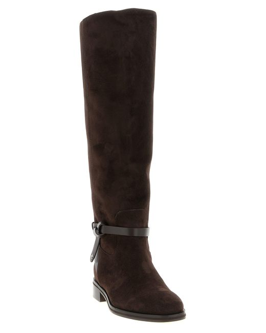 Jimmy Choo Black Lawton' Boots