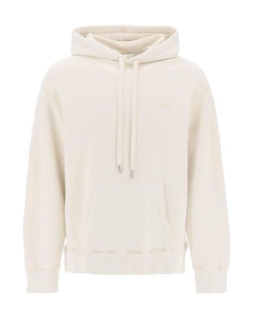 AMI White Faded Effect Hoodie for men