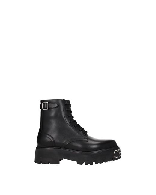 Céline Black Ankle Boot Leather
