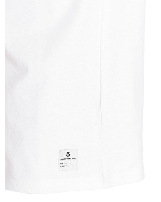 Cesar T Shirt Bianco di Department 5 in White da Uomo