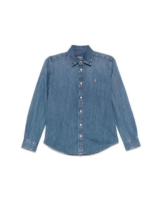 Camicie Cotone-Donna di Ralph Lauren in Blue