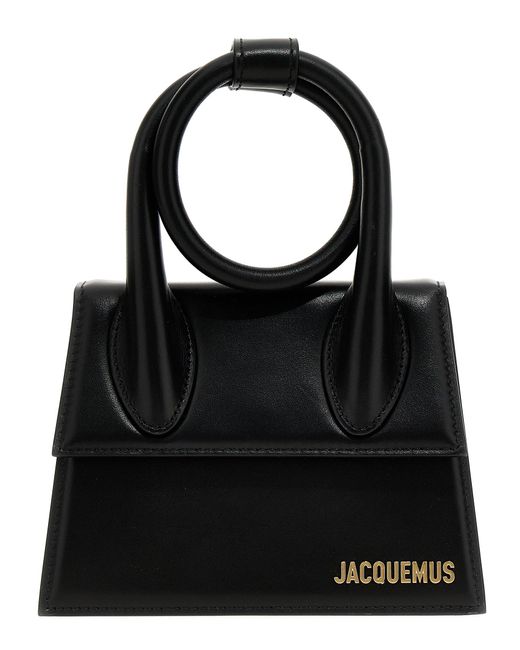 Jacquemus Black Le Chiquito Noeud Hand Bags