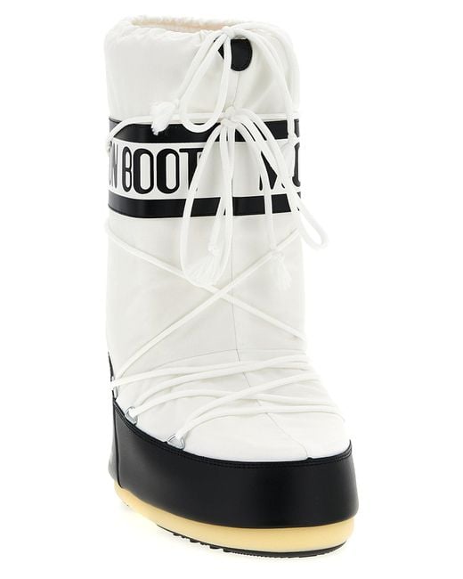Moon Boot White Icon Boots And Ankle Boots
