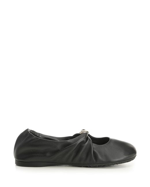 Loewe Black Pebble Ballerinas Scarpe Basse