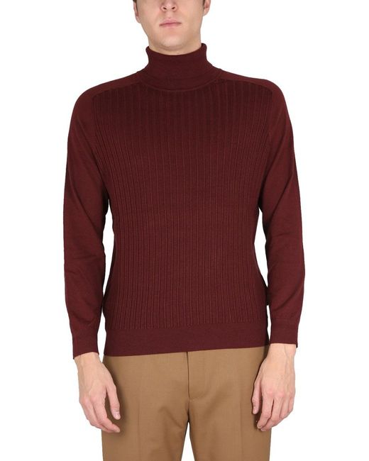 Boss Red Rib Knit Jersey for men