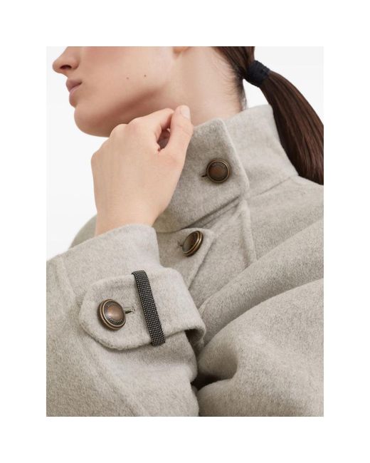 Brunello Cucinelli Gray Outerwears