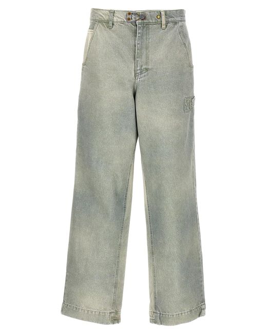 Objects IV Life Gray Baggy Jeans for men