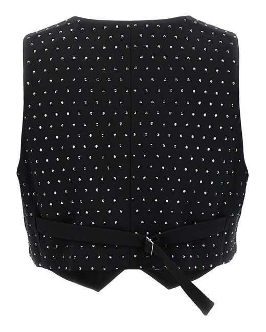 Il Gilet Di Andamane 'Nadine Cristallo' di ANDAMANE in Black