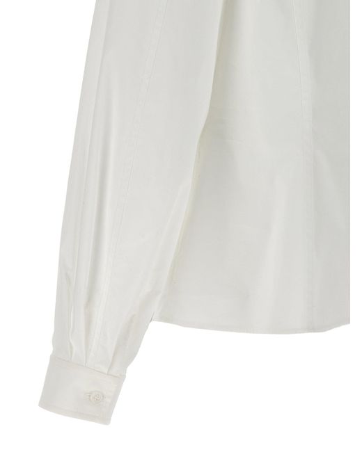 Cotton Shirt Camicie Bianco di Alberta Ferretti in White