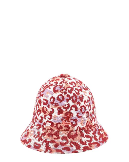 Kangol Red Nylon Hat for men