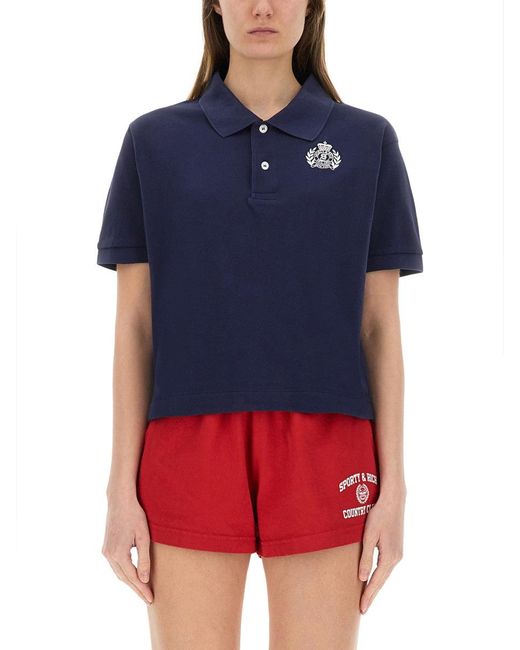 Sporty & Rich Blue Polo