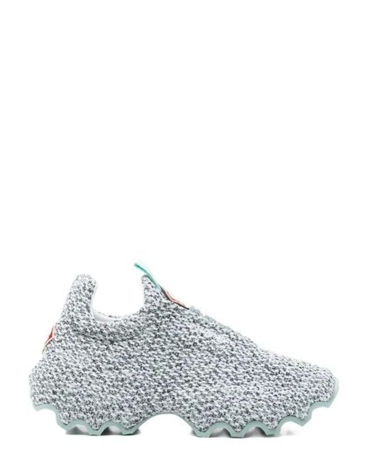 Casablanca White Knit Sneakers