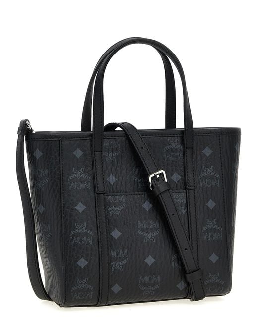 トートバッグ MCM 'Toni' mini shopping bag Black X-Mini Toni Top-Zip Shopper in Visetos Cognac | MCM ®US