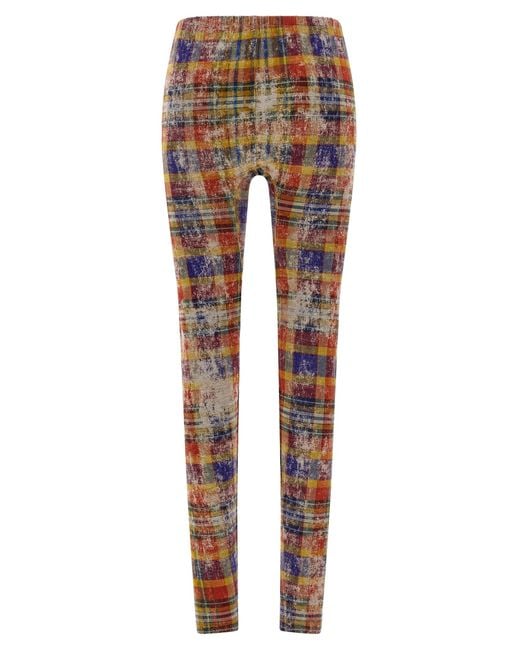 Vivienne Westwood Multicolor Tartan Leggings