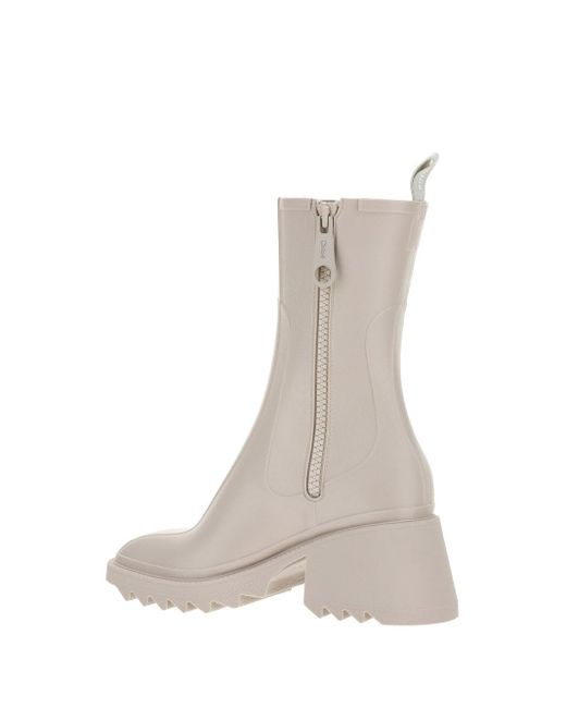 Stivali per la pioggia betty di Chloé in White