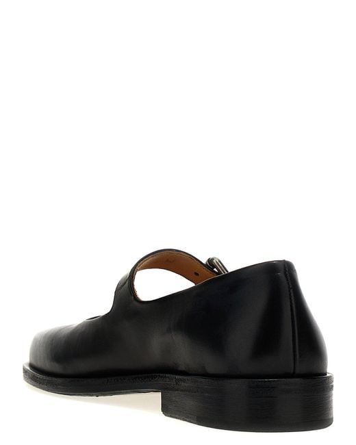Mocasso Flat Shoes Nero di Marsèll in Black