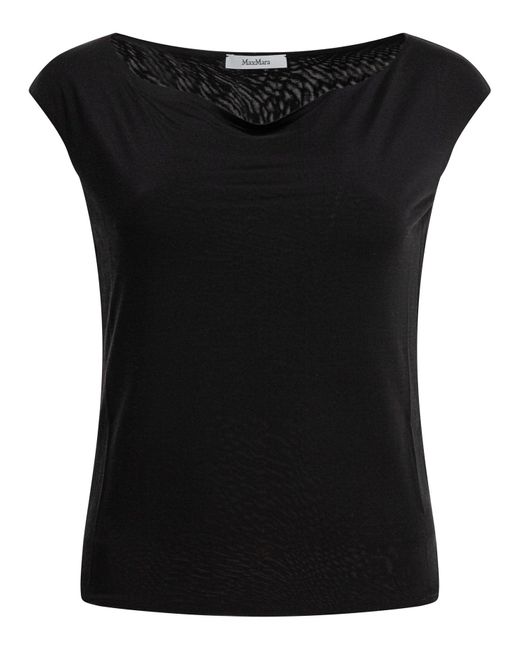 Max Mara Pure Black Tops