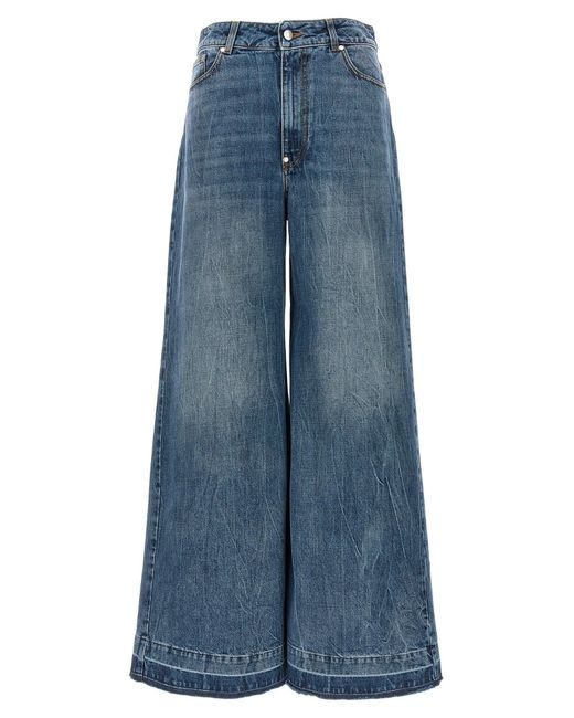 Vintage Mid Blue Jeans Blu di Stella McCartney