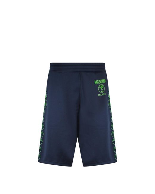 Moschino Blue Bermuda Shorts for men