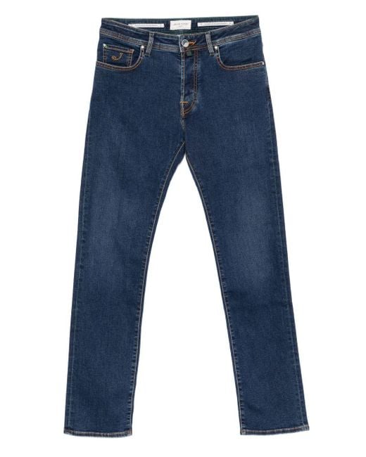 Jacob Cohen Men's Blue Slim Fit Denim Jeans