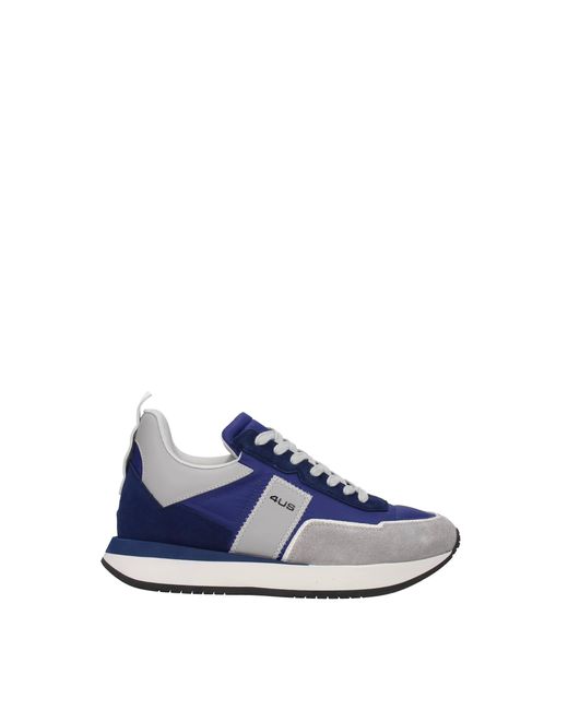 Cesare Paciotti Blue Sneakers 4us Fabric Grey for men