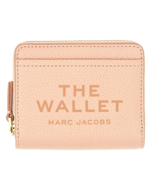 "The Compact" Mini Wallet-Donna di Marc Jacobs in Natural