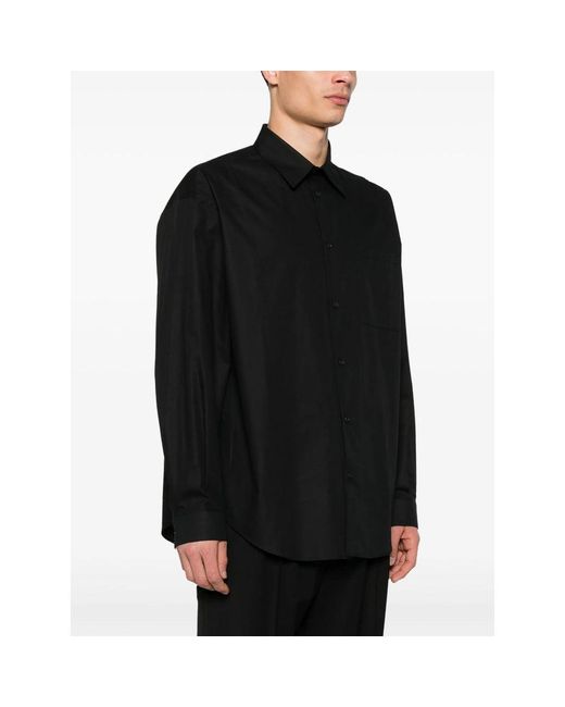 Camicie Cotone-Uomo di Laneus in Black da Uomo