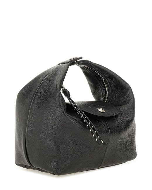Longchamp Black "xs Le Pliage Xtra" Handle Bag