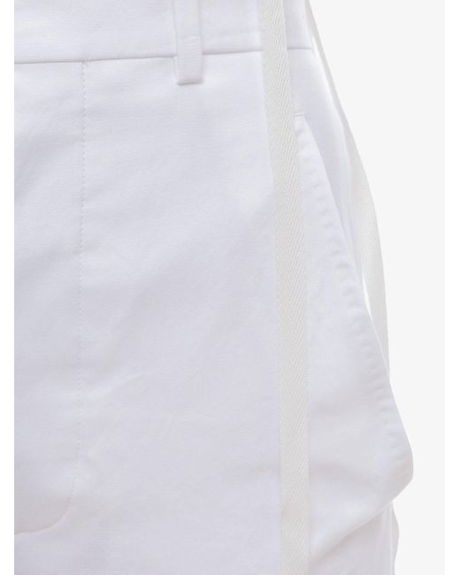 Pantaloni donna cotone di Ann Demeulemeester in White