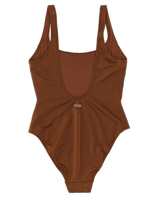 Mc2 Saint Barth Brown 'Lora' One-Piece Swimsuit