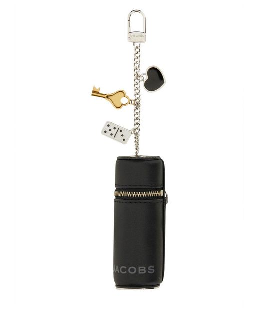 Marc Jacobs White "The Lipsticks Case" Charm Bag