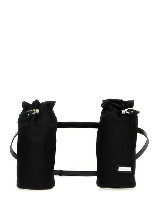 Ferragamo Black Mulkeocket Crossbody Bags for men